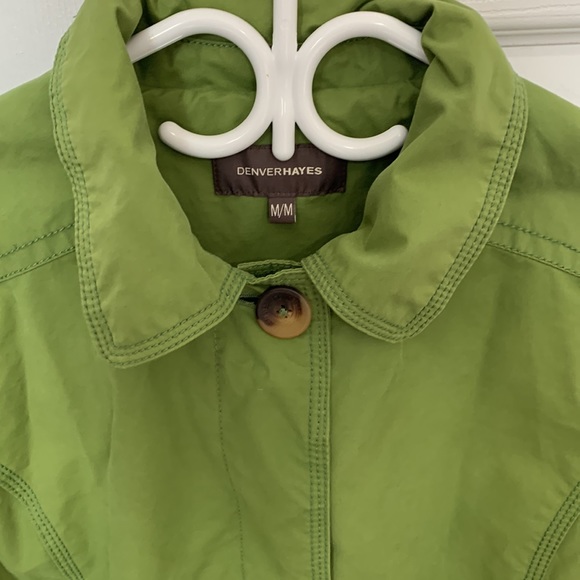Green fall/spring coat - Picture 6 of 10